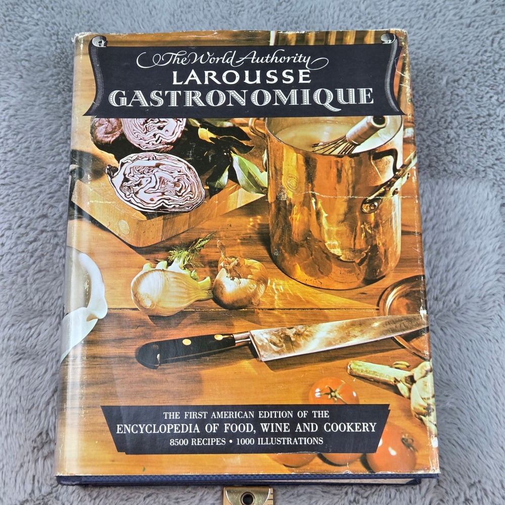 Larousse Gastronomique 1966 First American Edition Cookbook Hardcover Dust Jkt